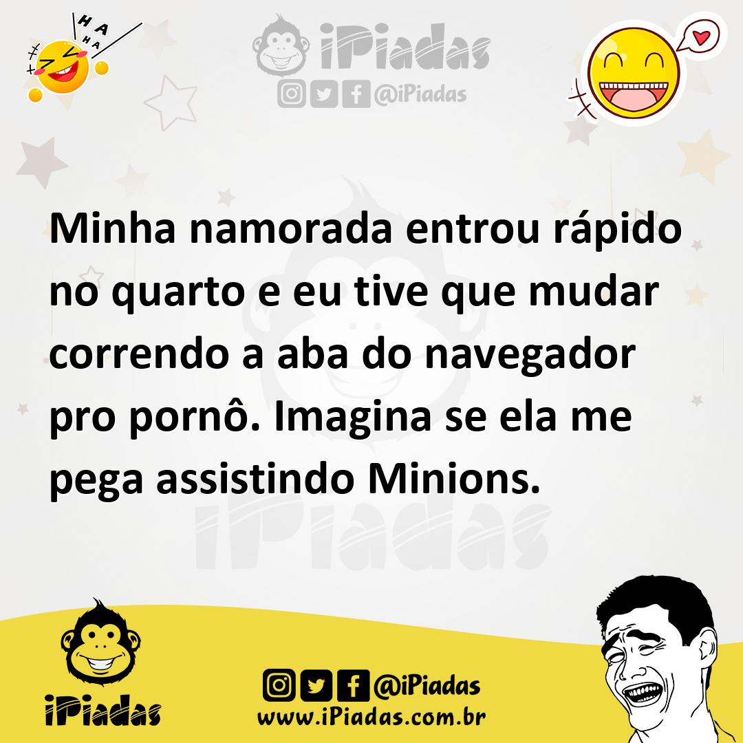 Ilustração de Minha namorada entrou rápido no quarto e eu tive que mudar correndo a... no iPiadas