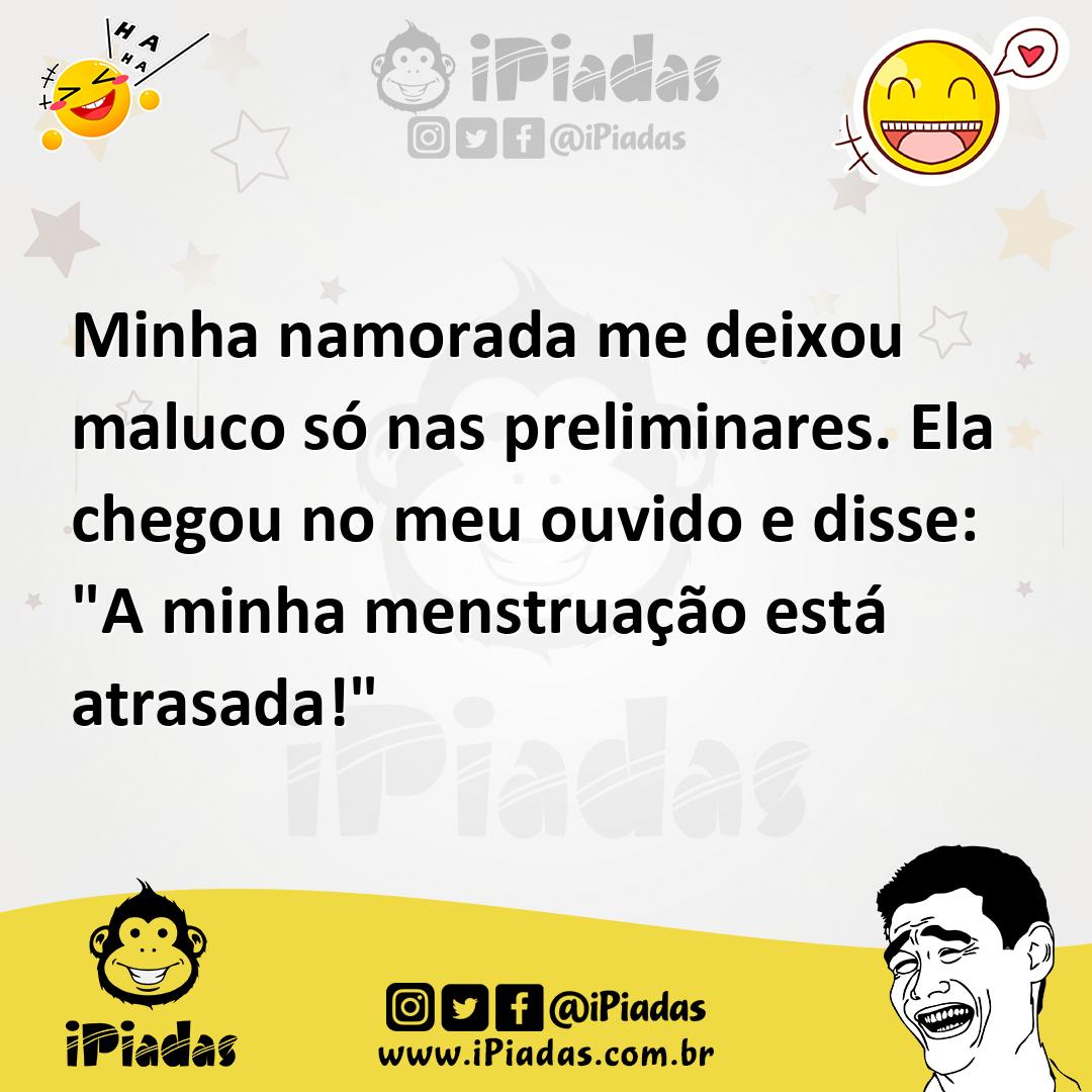 Ilustração de Minha namorada me deixou maluco só nas preliminares. Ela chegou no meu... no iPiadas
