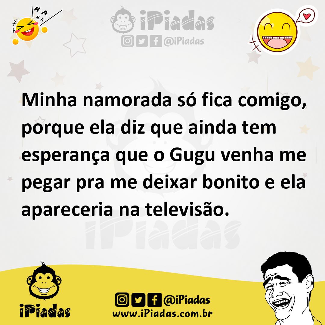 Ilustração de Minha namorada só fica comigo, porque ela diz que ainda tem esperança... no iPiadas