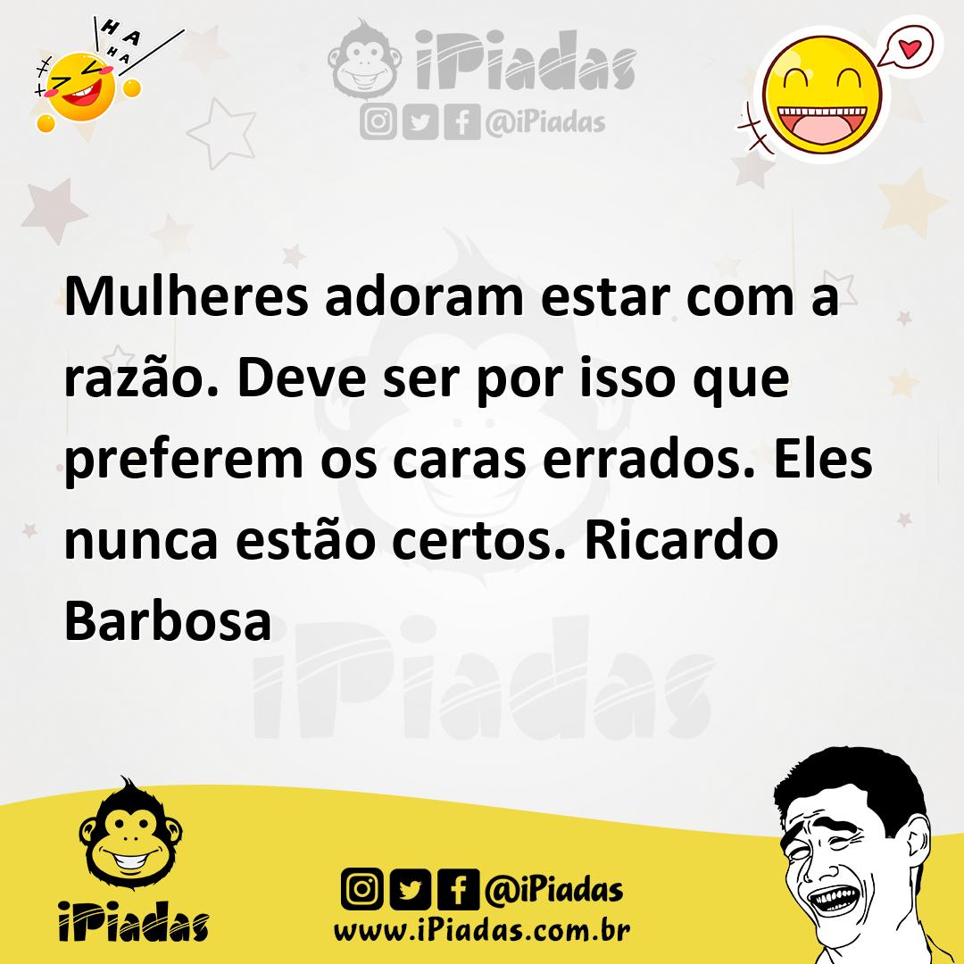 Ilustração de Mulheres adoram estar com a razão. Deve ser por isso que preferem os c... no iPiadas