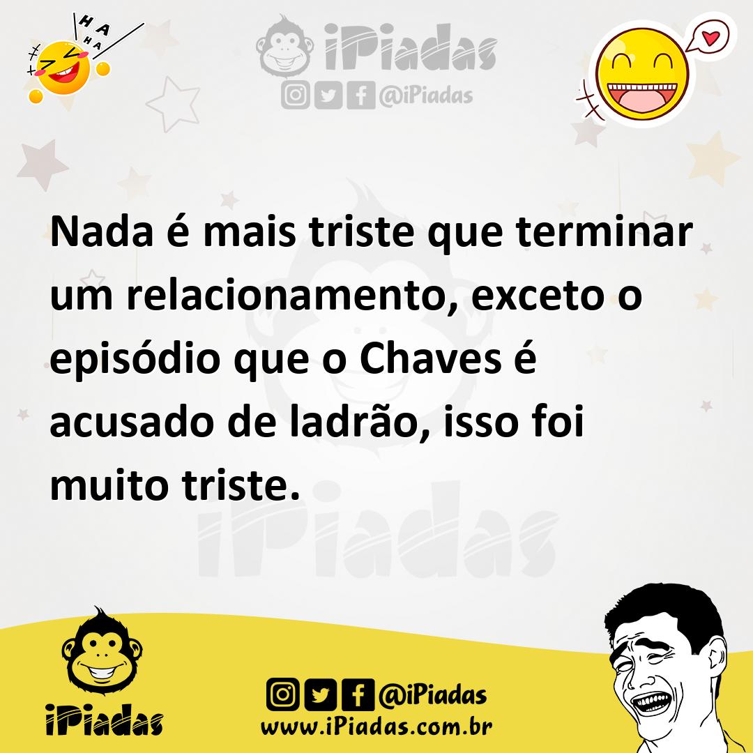 Ilustração de Nada é mais triste que terminar um relacionamento, exceto o episódio q... no iPiadas