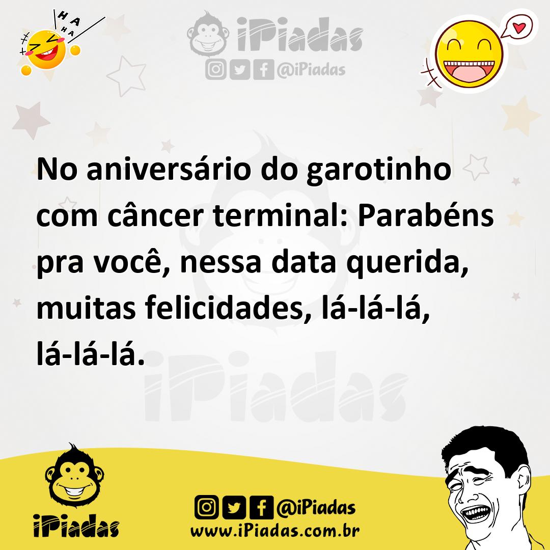 Ilustração de No aniversário do garotinho com câncer terminal: Parabéns pra você, ne... no iPiadas