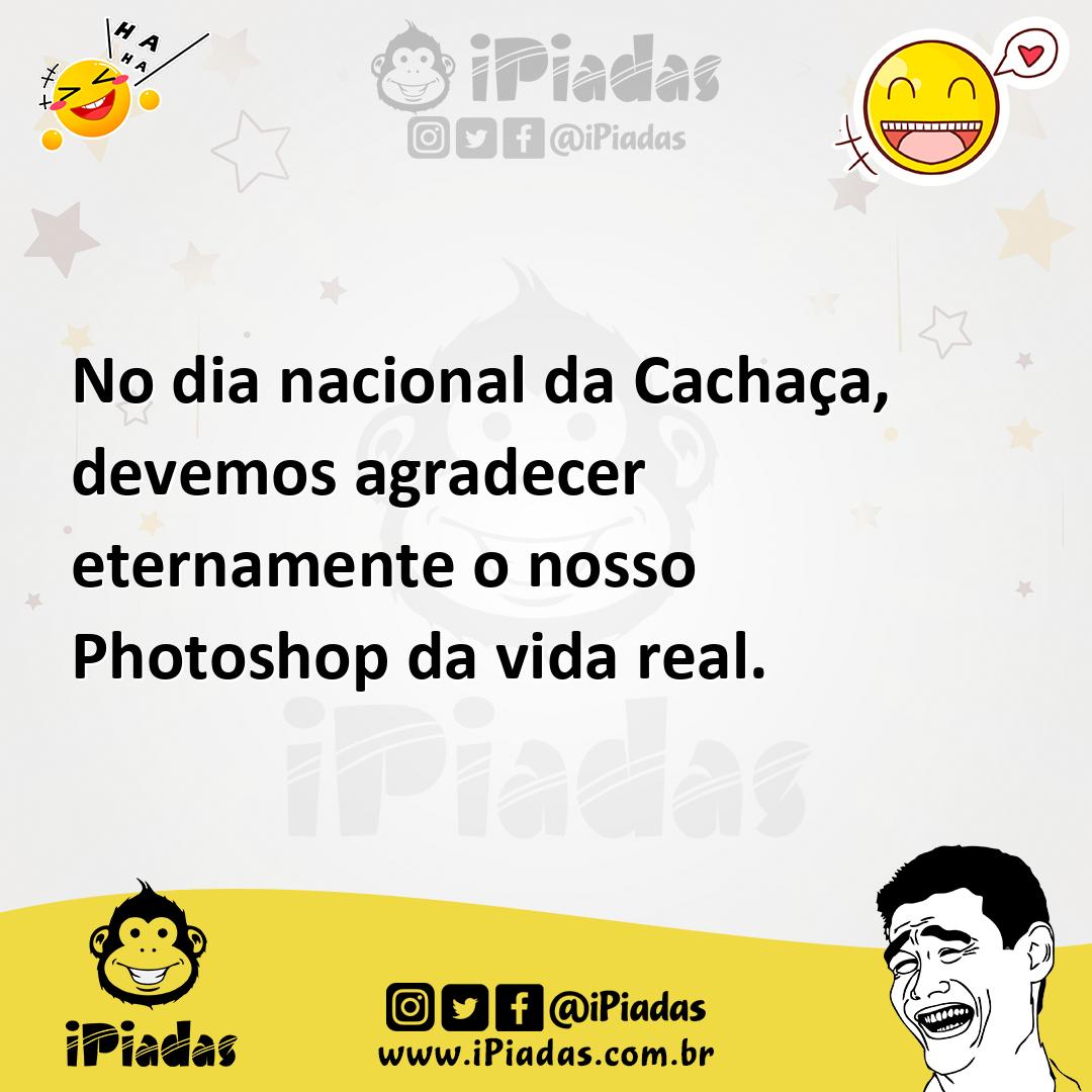 Ilustração de No dia nacional da Cachaça, devemos agradecer eternamente o nosso Phot... no iPiadas