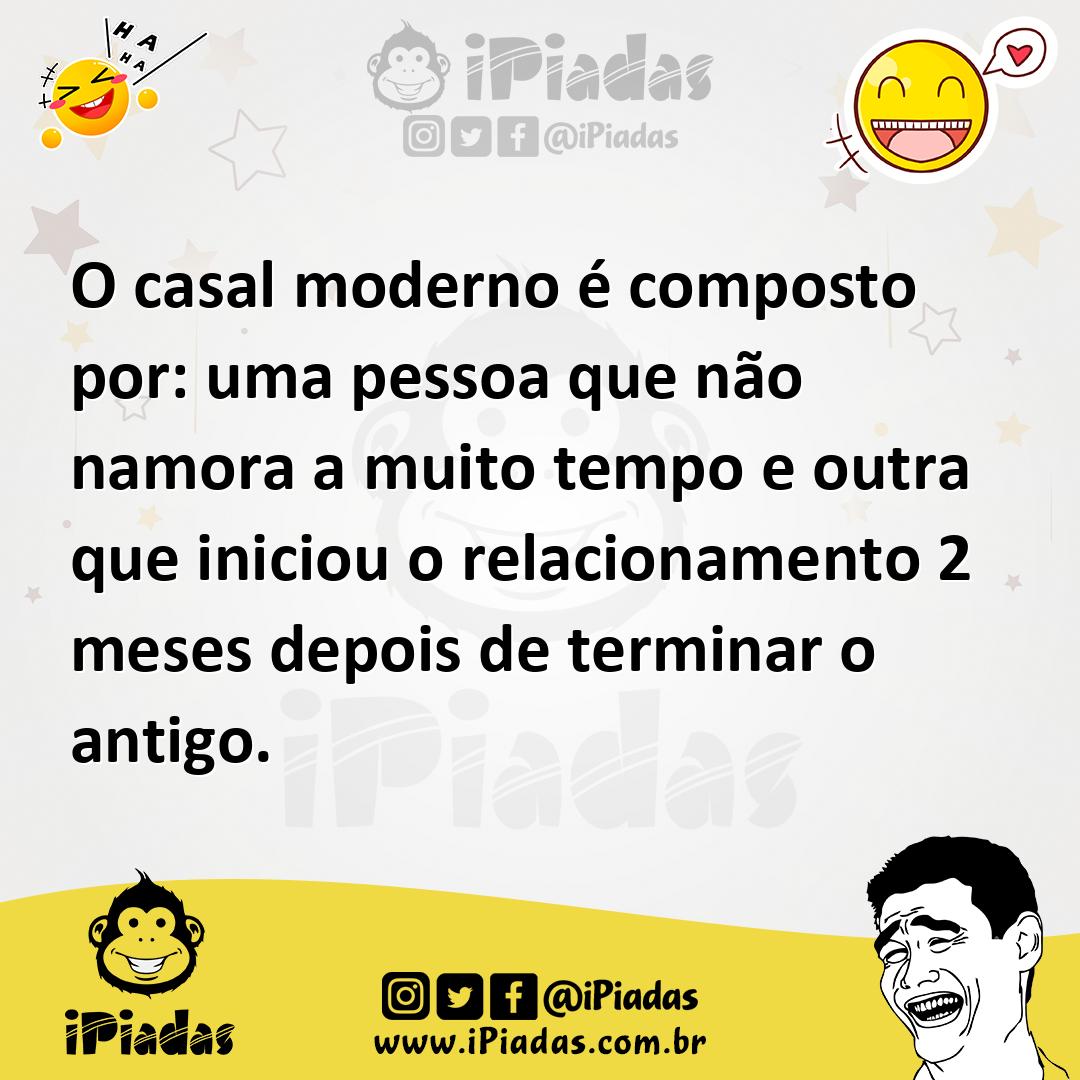 Ilustração de O casal moderno é composto por: uma pessoa que não namora a muito temp... no iPiadas