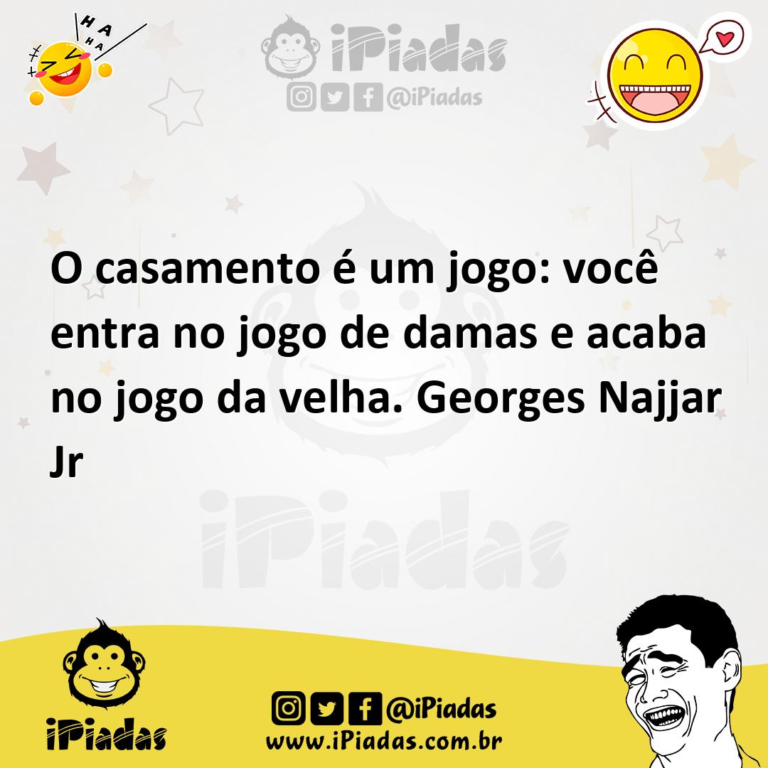 Ilustração de O casamento é um jogo: você entra no jogo de damas e acaba no jogo da... no iPiadas