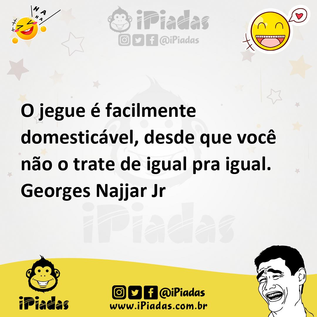 Ilustração de O jegue é facilmente domesticável, desde que você não o trate de igual... no iPiadas