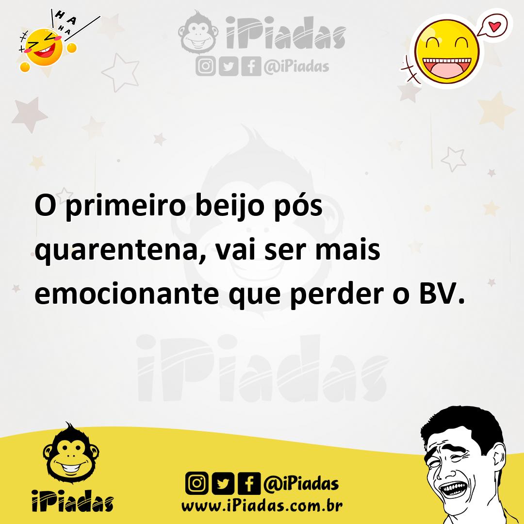 Ilustração de O primeiro beijo pós quarentena, vai ser mais emocionante que perder o... no iPiadas