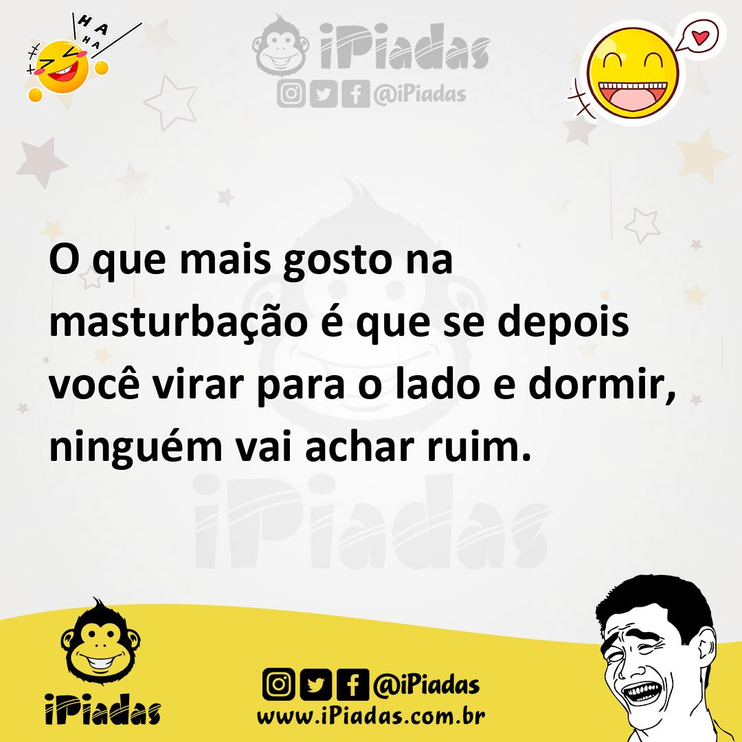 Ilustração de O que mais gosto na masturbação é que se depois você virar para o lado... no iPiadas