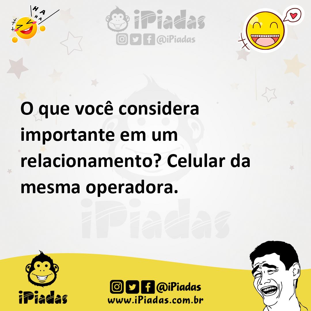Ilustração de O que você considera importante em um relacionamento? Celular da mesma... no iPiadas