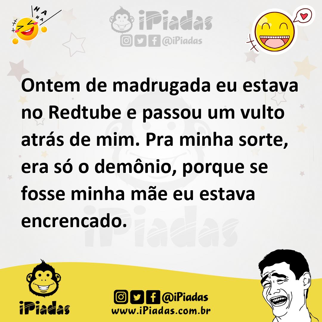Ilustração de Ontem de madrugada eu estava no Redtube e passou um vulto atrás de mim... no iPiadas
