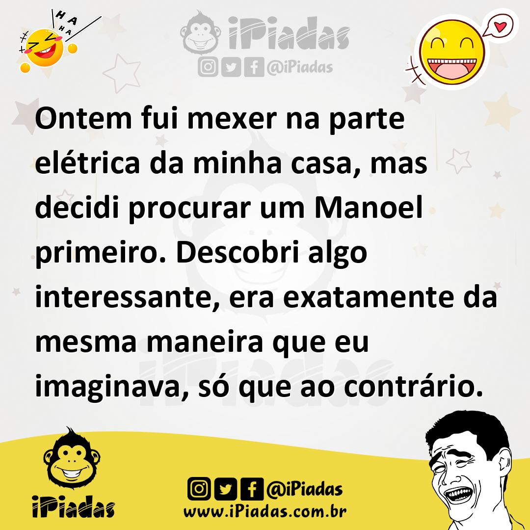 Ilustração de Ontem fui mexer na parte elétrica da minha casa, mas decidi procurar u... no iPiadas