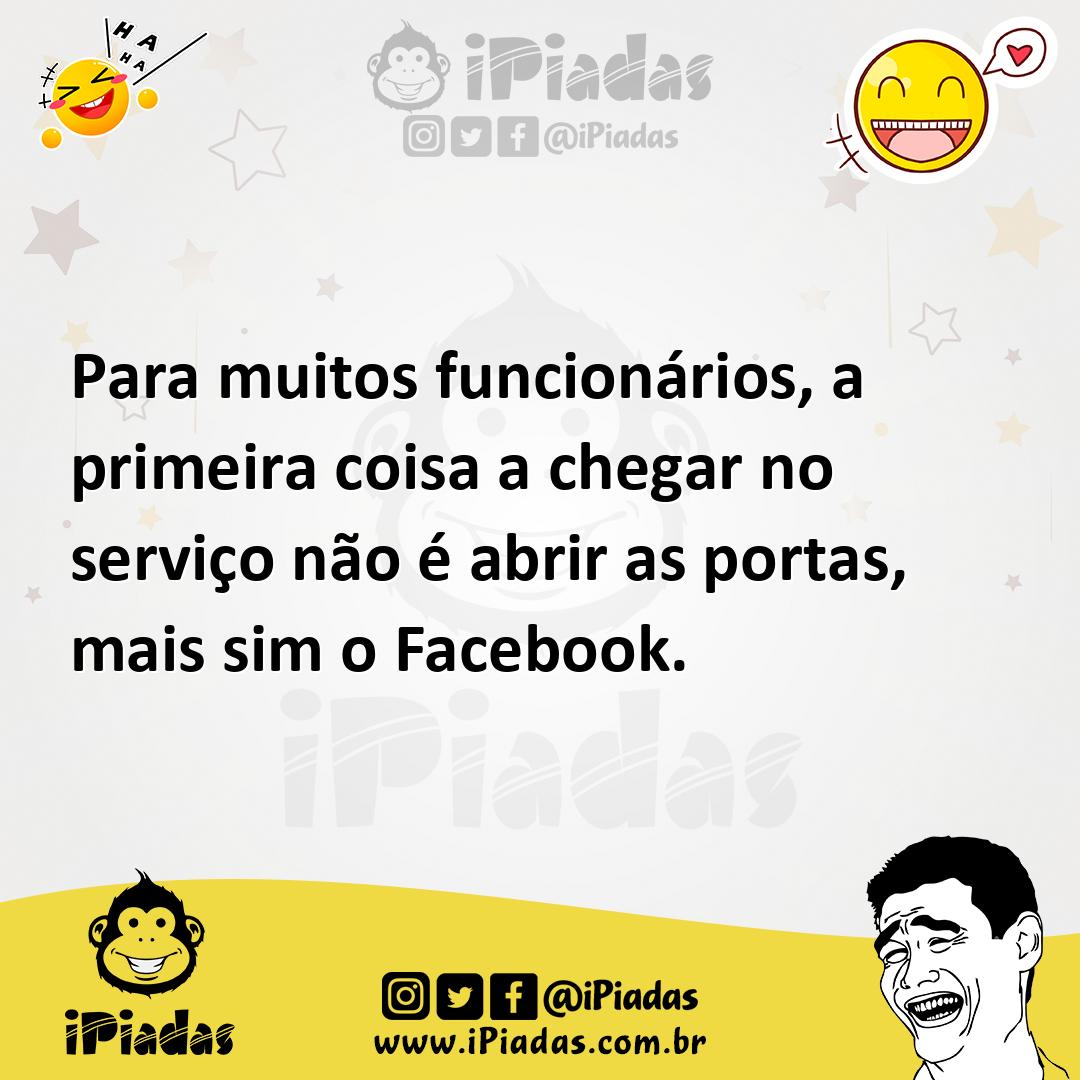 Ilustração de Para muitos funcionários, a primeira coisa a chegar no serviço não é a... no iPiadas