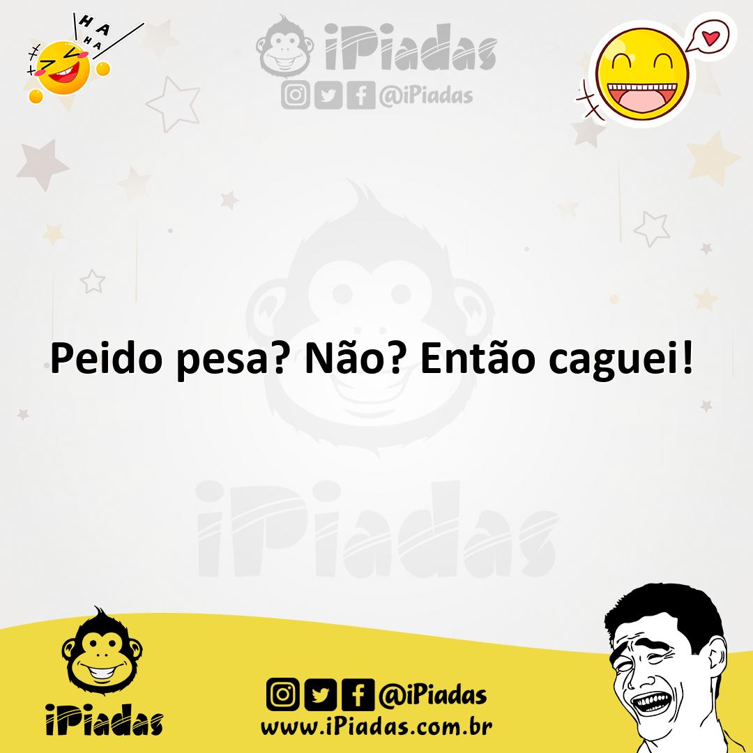 Ilustração de Peido pesa? Não? Então caguei! no iPiadas