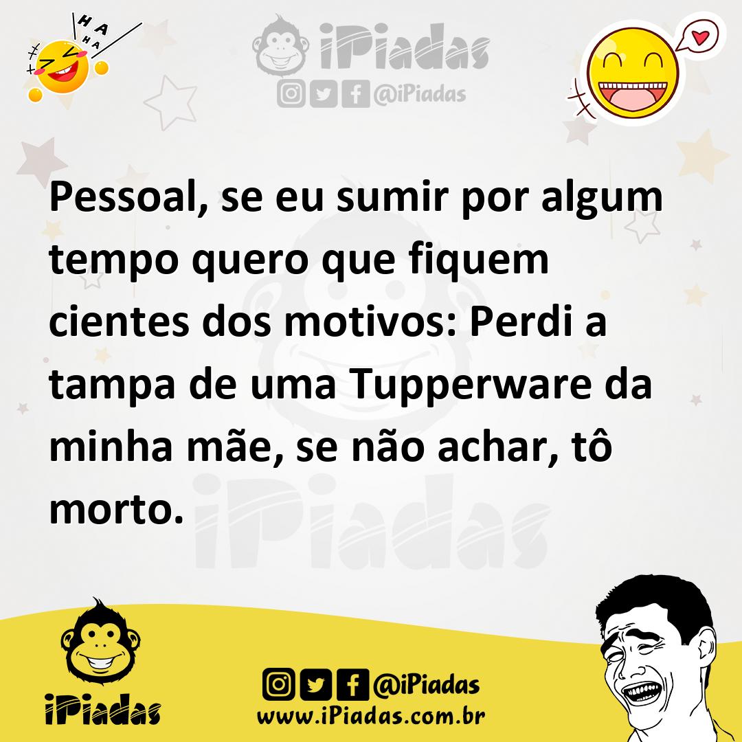 Ilustração de Pessoal, se eu sumir por algum tempo quero que fiquem cientes dos moti... no iPiadas