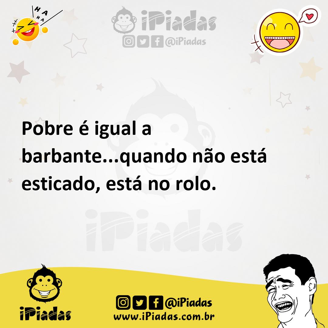 Ilustração de Pobre é igual a barbante...quando não está esticado, está no rolo. no iPiadas