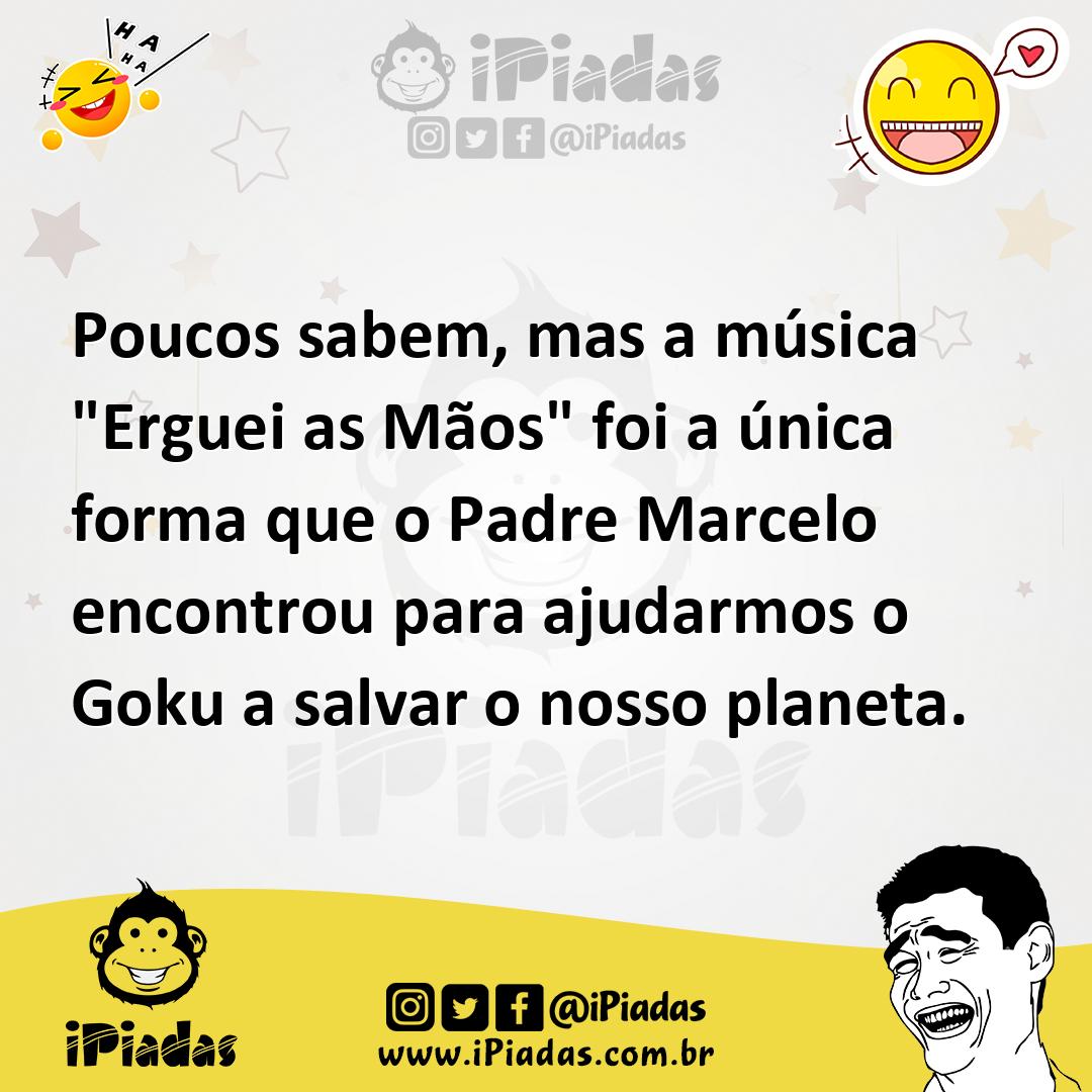 Ilustração de Poucos sabem, mas a música "Erguei as Mãos" foi a única forma que o Pa... no iPiadas