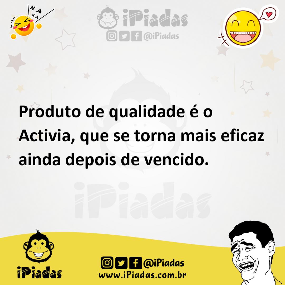 Ilustração de Produto de qualidade é o Activia, que se torna mais eficaz ainda depoi... no iPiadas