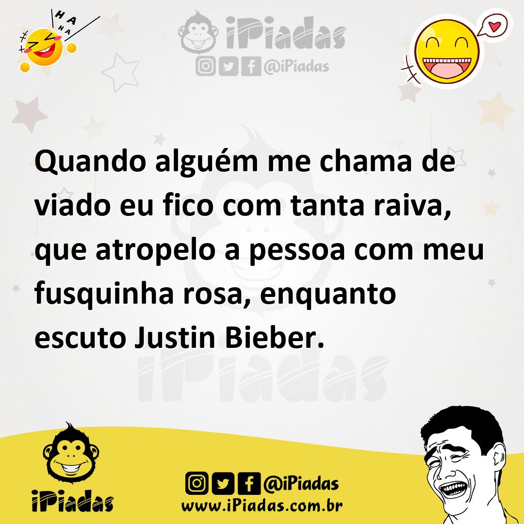 Ilustração de Quando alguém me chama de viado eu fico com tanta raiva, que atropelo... no iPiadas