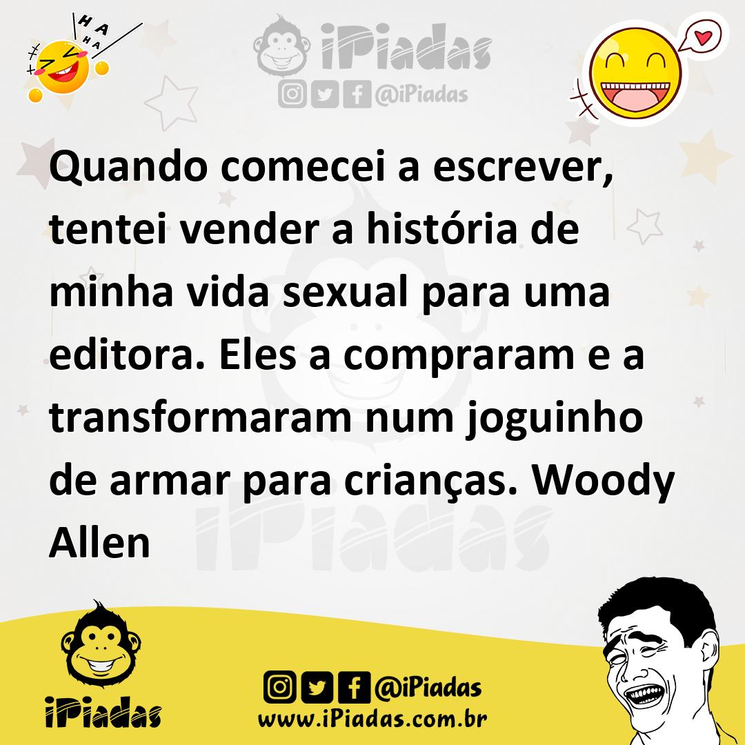 Ilustração de Quando comecei a escrever, tentei vender a história de minha vida sexu... no iPiadas