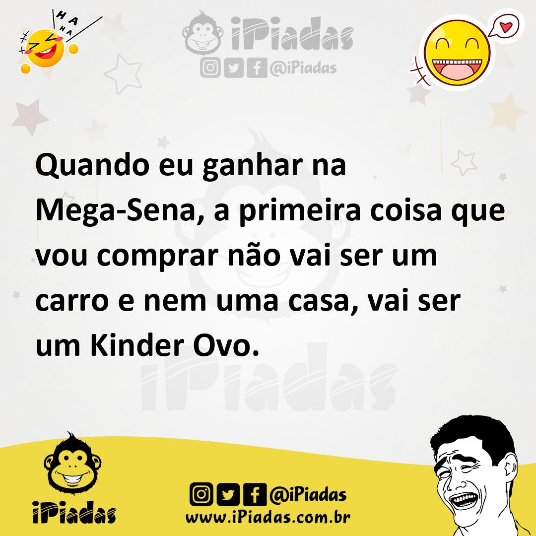 Ilustração de Quando eu ganhar na Mega-Sena, a primeira coisa que vou comprar não va... no iPiadas