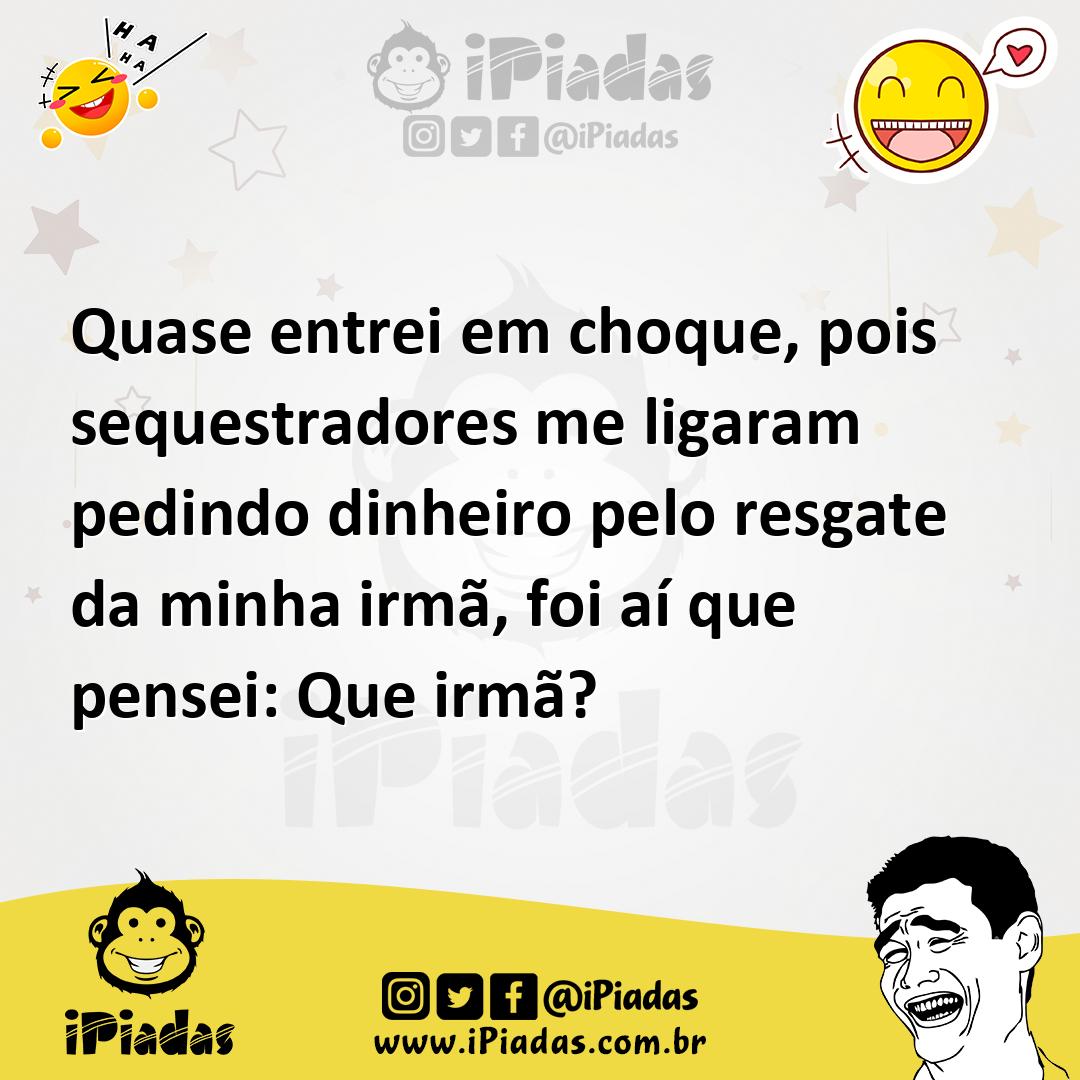 Ilustração de Quase entrei em choque, pois sequestradores me ligaram pedindo dinheir... no iPiadas
