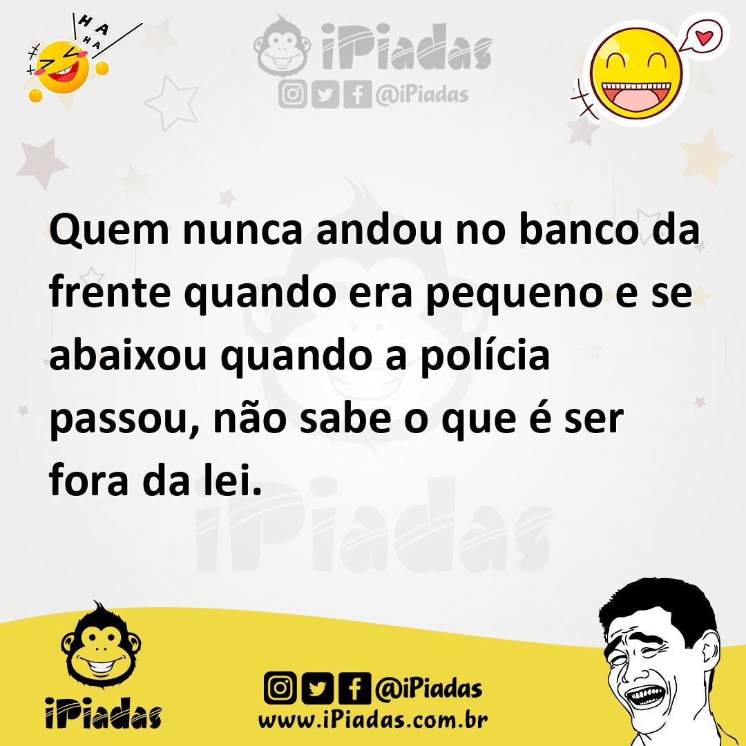 Ilustração de Quem nunca andou no banco da frente quando era pequeno e se abaixou qu... no iPiadas