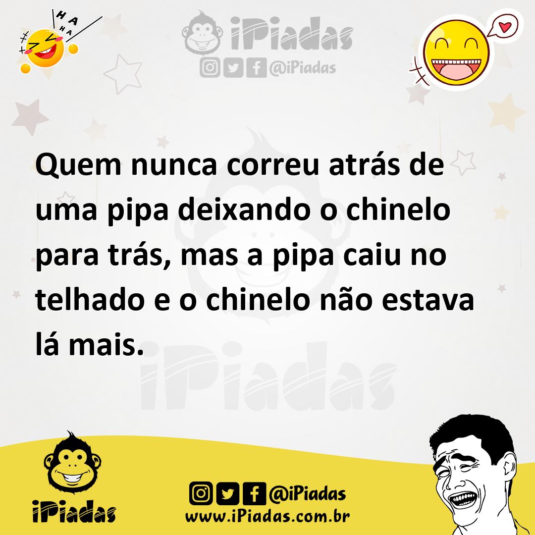 Ilustração de Quem nunca correu atrás de uma pipa deixando o chinelo para trás, mas... no iPiadas