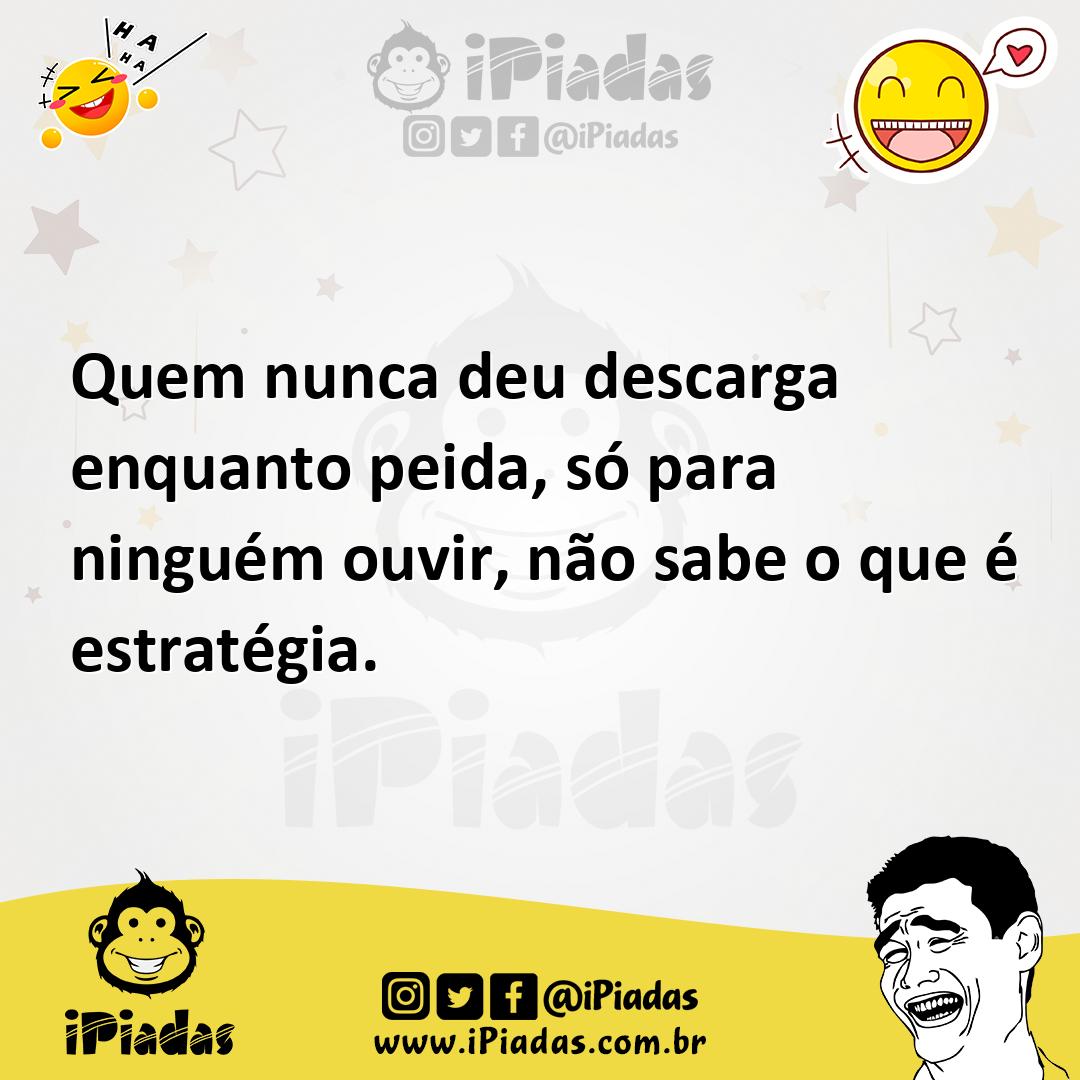 Ilustração de Quem nunca deu descarga enquanto peida, só para ninguém ouvir, não sab... no iPiadas