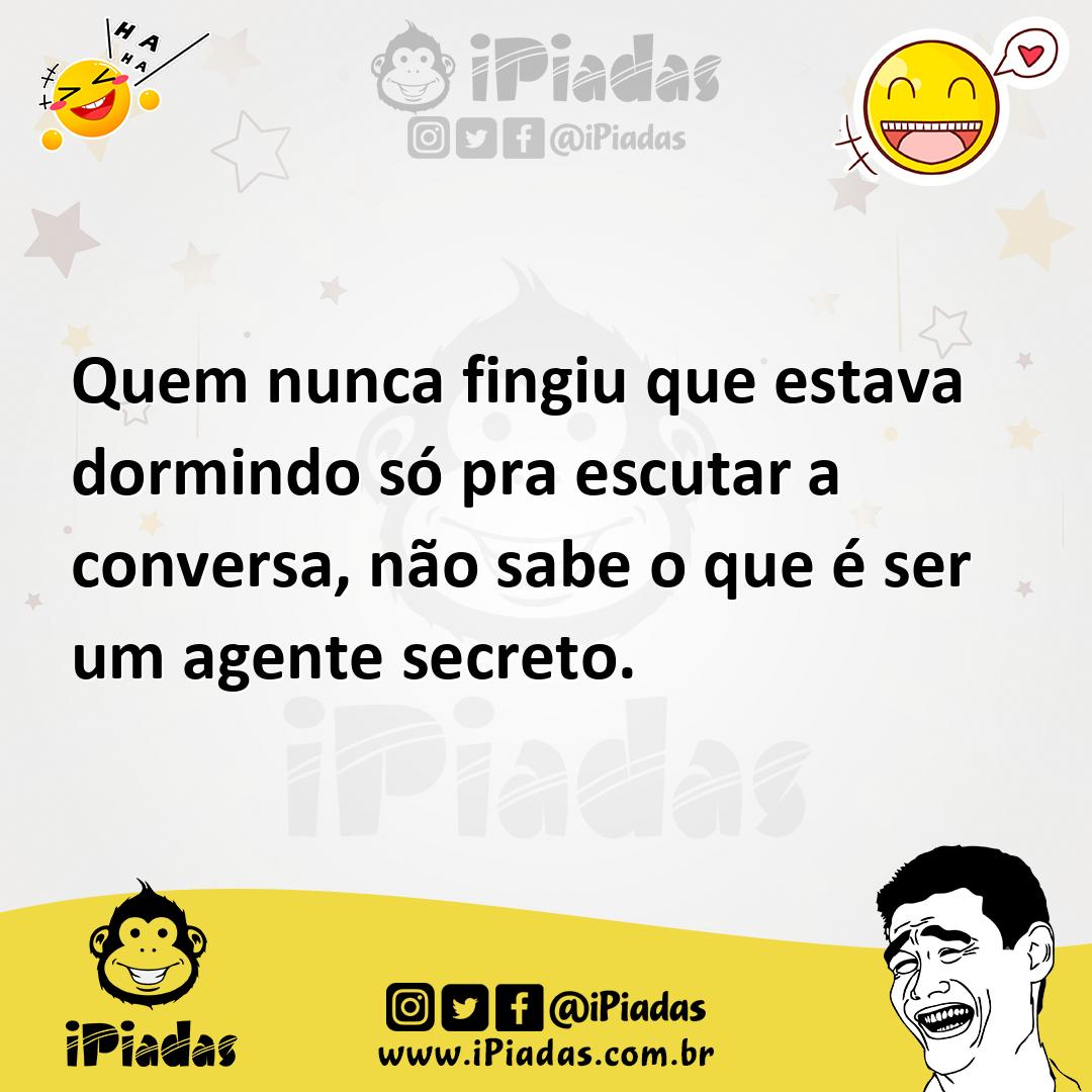 Ilustração de Quem nunca fingiu que estava dormindo só pra escutar a conversa, não s... no iPiadas