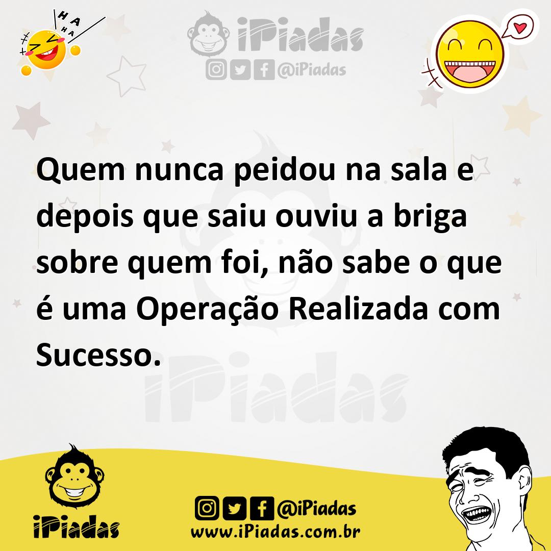 Ilustração de Quem nunca peidou na sala e depois que saiu ouviu a briga sobre quem f... no iPiadas