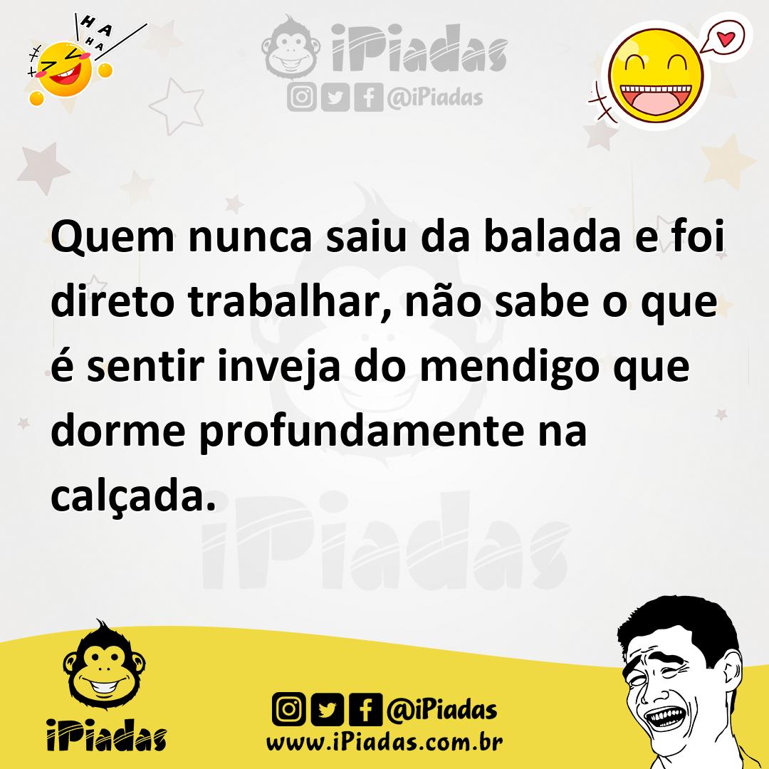Ilustração de Quem nunca saiu da balada e foi direto trabalhar, não sabe o que é sen... no iPiadas