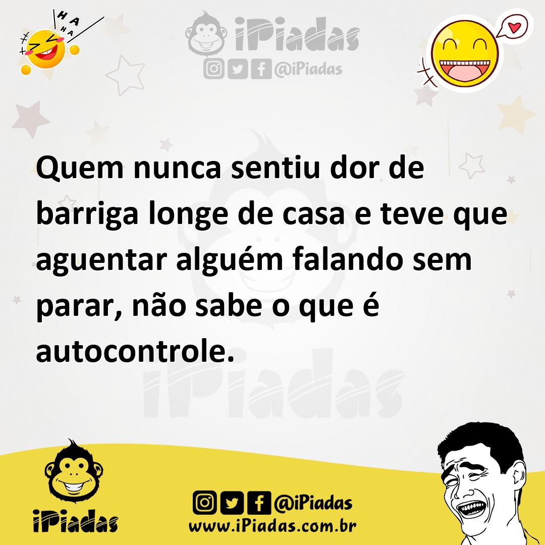 Ilustração de Quem nunca sentiu dor de barriga longe de casa e teve que aguentar alg... no iPiadas