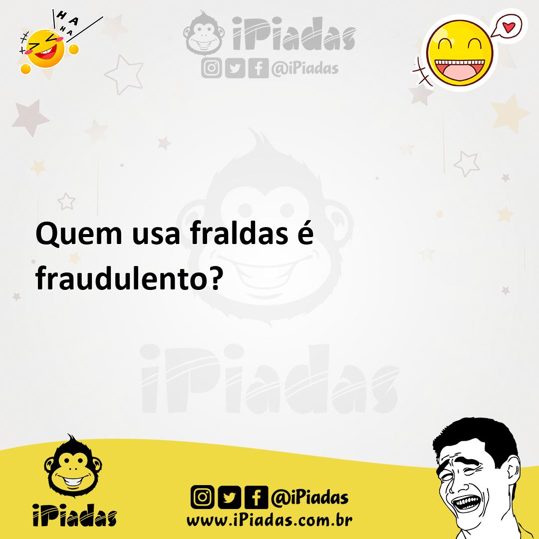 Ilustração de Quem usa fraldas é fraudulento? no iPiadas