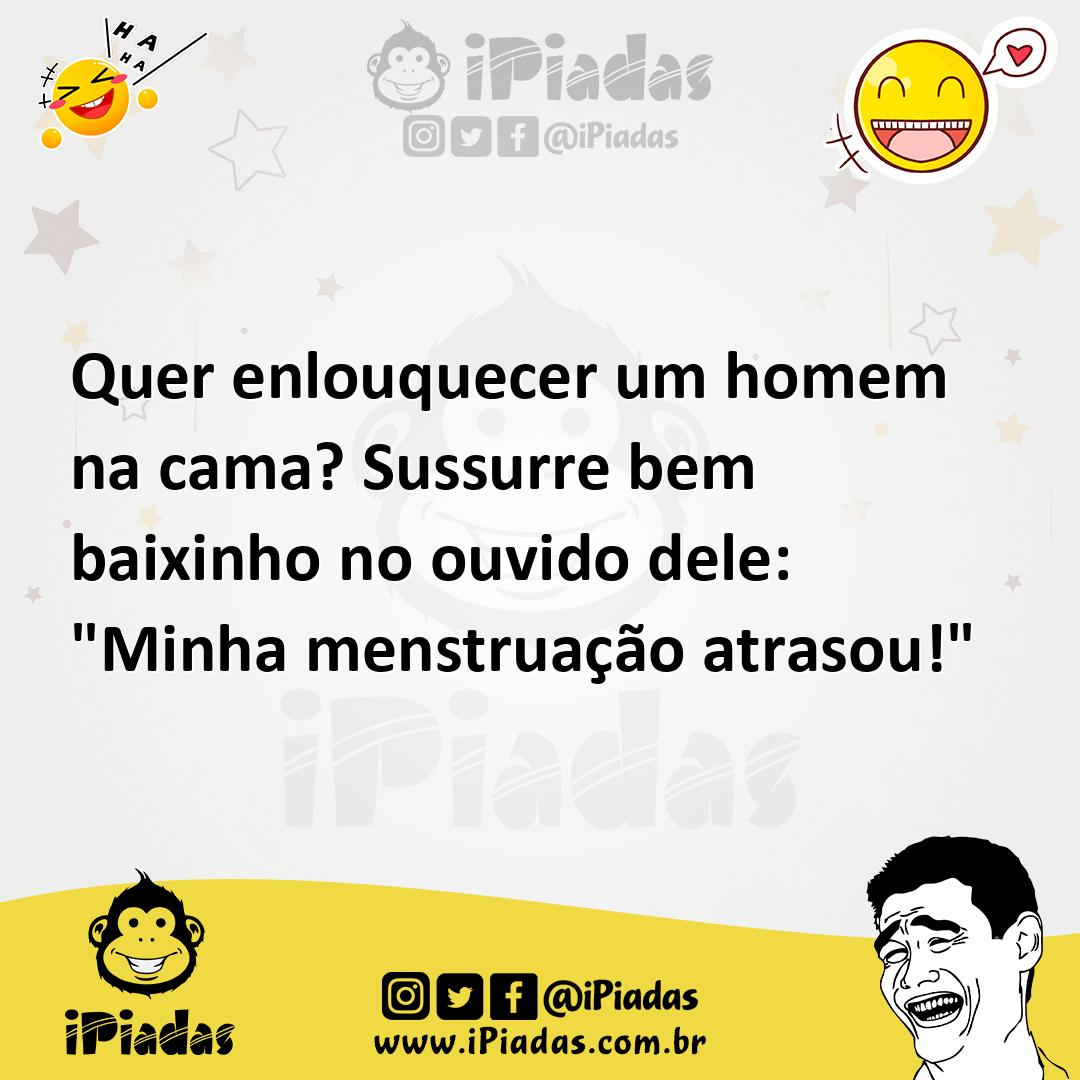 Ilustração de Quer enlouquecer um homem na cama? Sussurre bem baixinho no ouvido del... no iPiadas