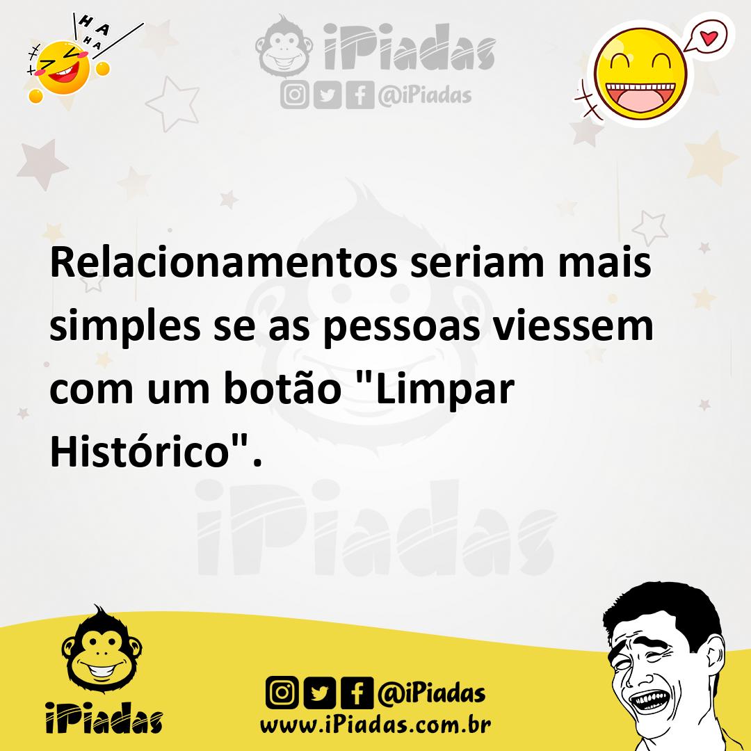 Ilustração de Relacionamentos seriam mais simples se as pessoas viessem com um botão... no iPiadas