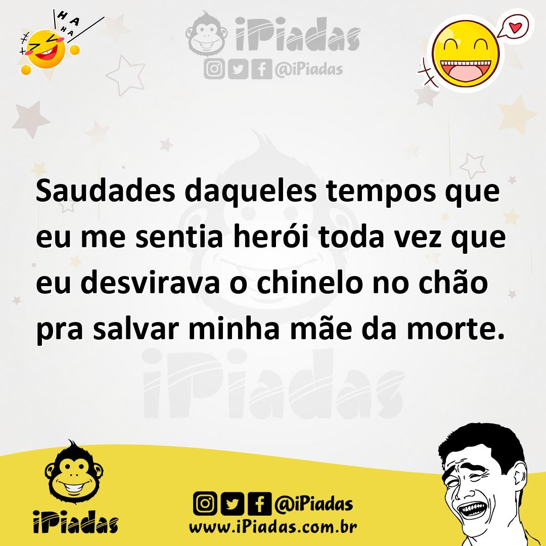 Ilustração de Saudades daqueles tempos que eu me sentia herói toda vez que eu desvir... no iPiadas