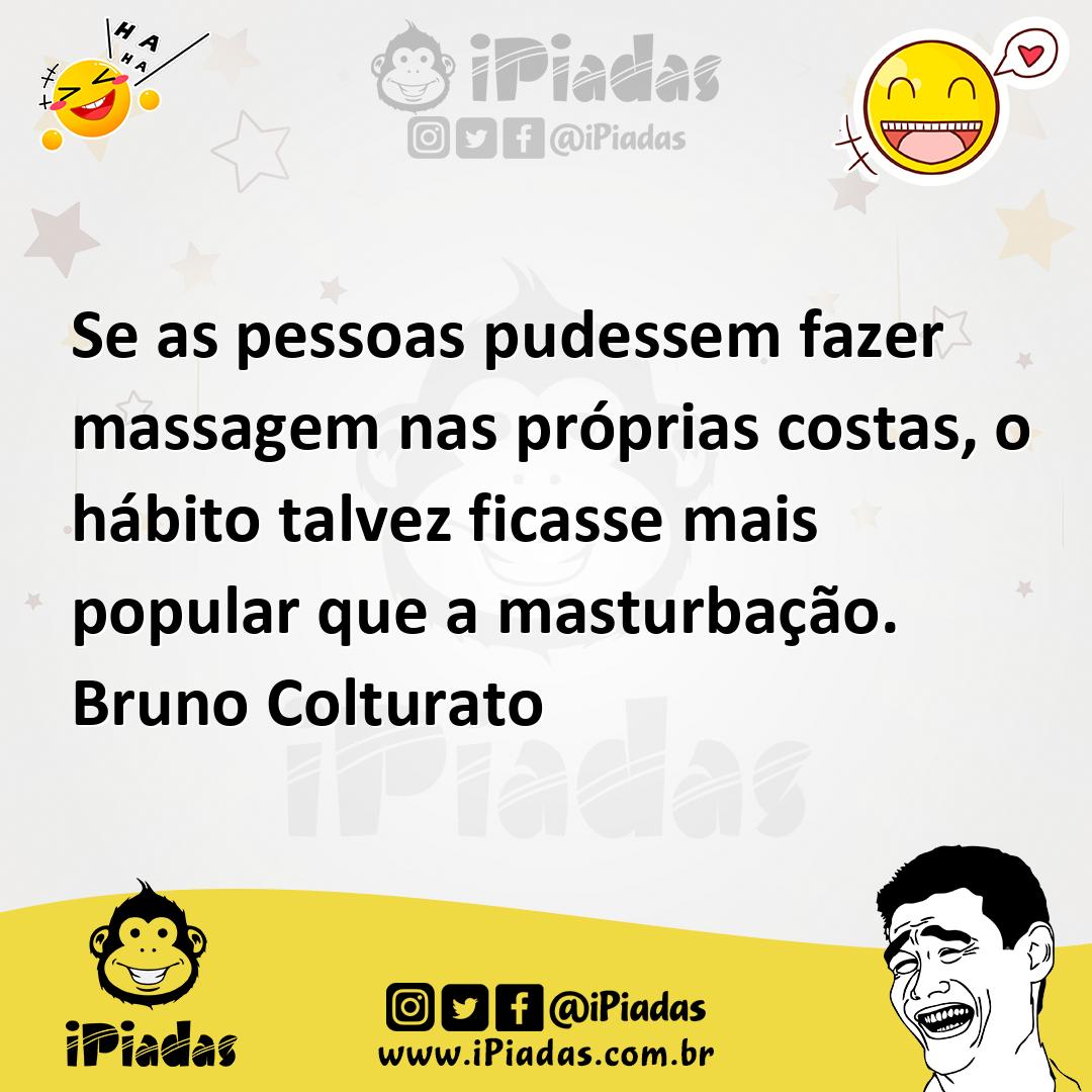 Ilustração de Se as pessoas pudessem fazer massagem nas próprias costas, o hábito ta... no iPiadas