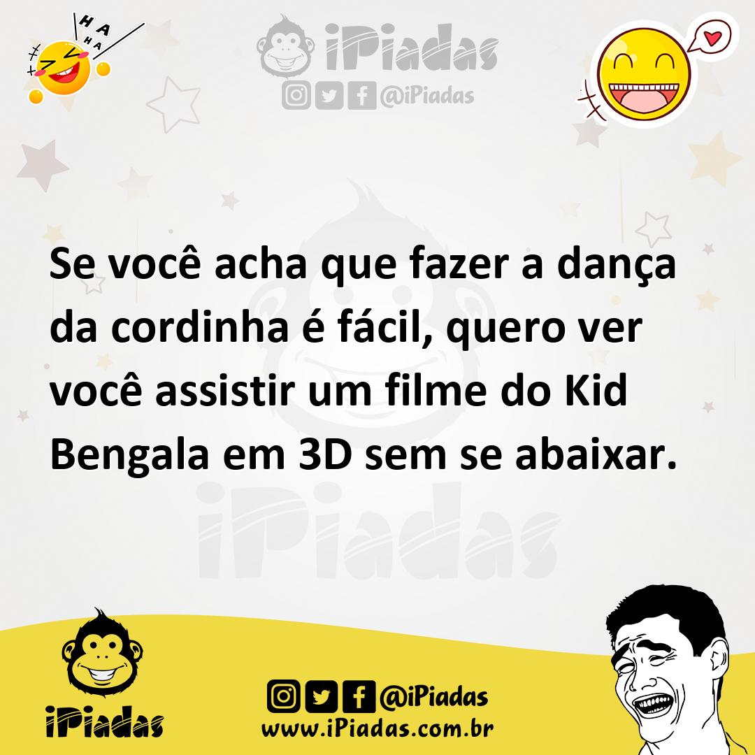 Ilustração de Se você acha que fazer a dança da cordinha é fácil, quero ver você ass... no iPiadas