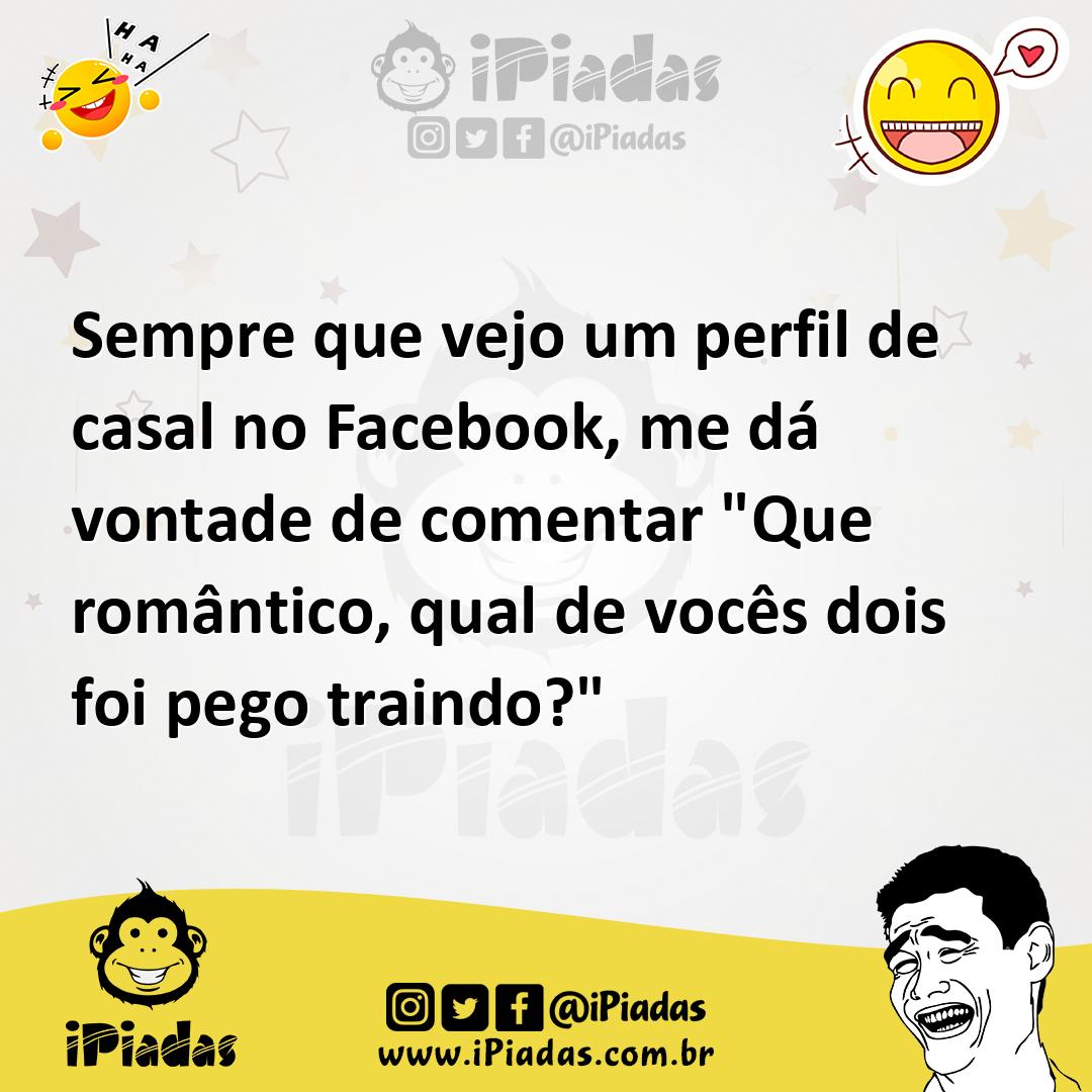 Ilustração de Sempre que vejo um perfil de casal no Facebook, me dá vontade de comen... no iPiadas