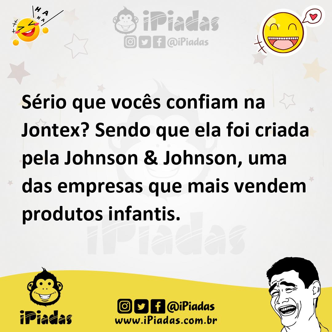 Ilustração de Sério que vocês confiam na Jontex? Sendo que ela foi criada pela Johns... no iPiadas