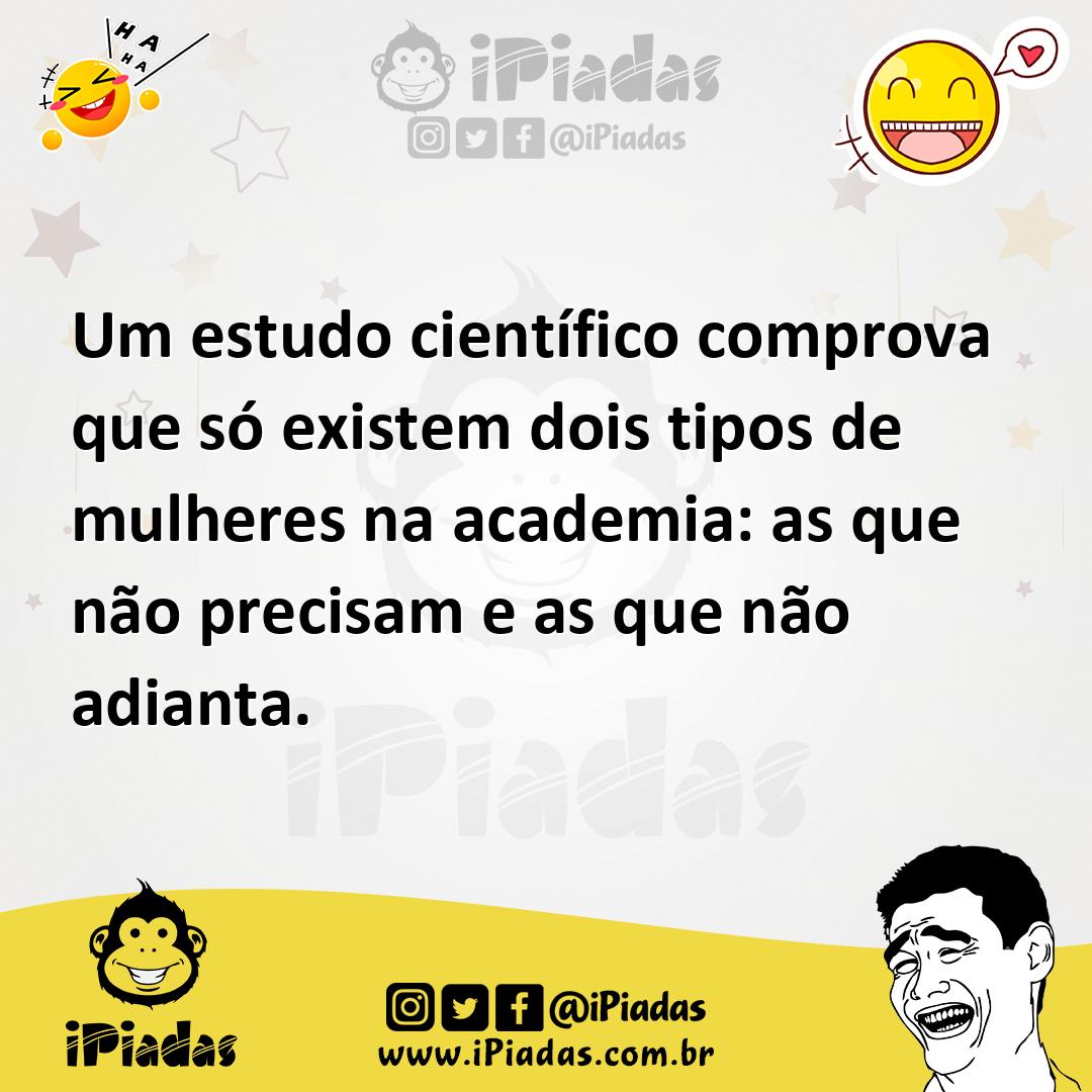 Ilustração de Um estudo científico comprova que só existem dois tipos de mulheres na... no iPiadas