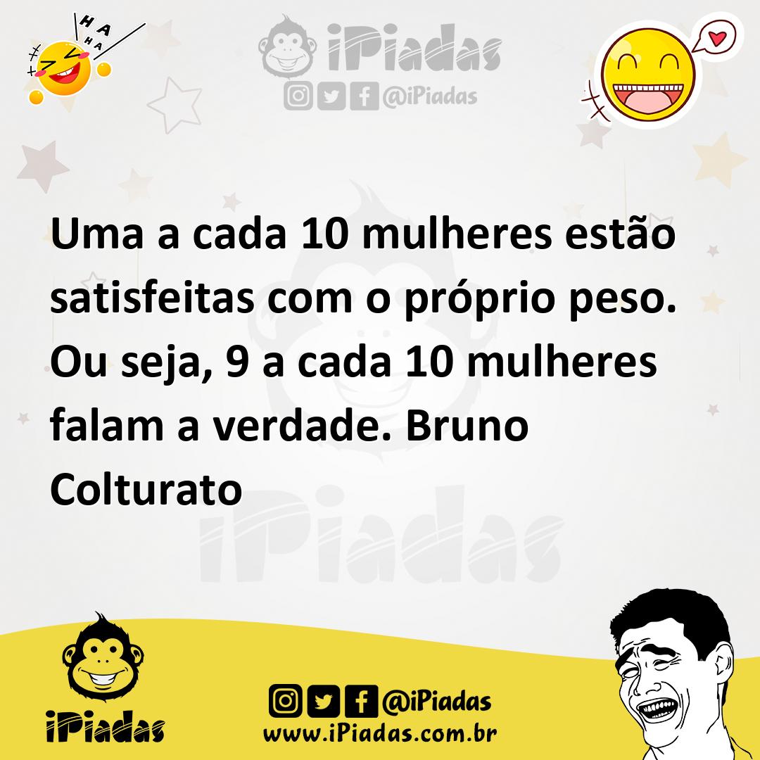 Ilustração de Uma a cada 10 mulheres estão satisfeitas com o próprio peso. Ou seja,... no iPiadas