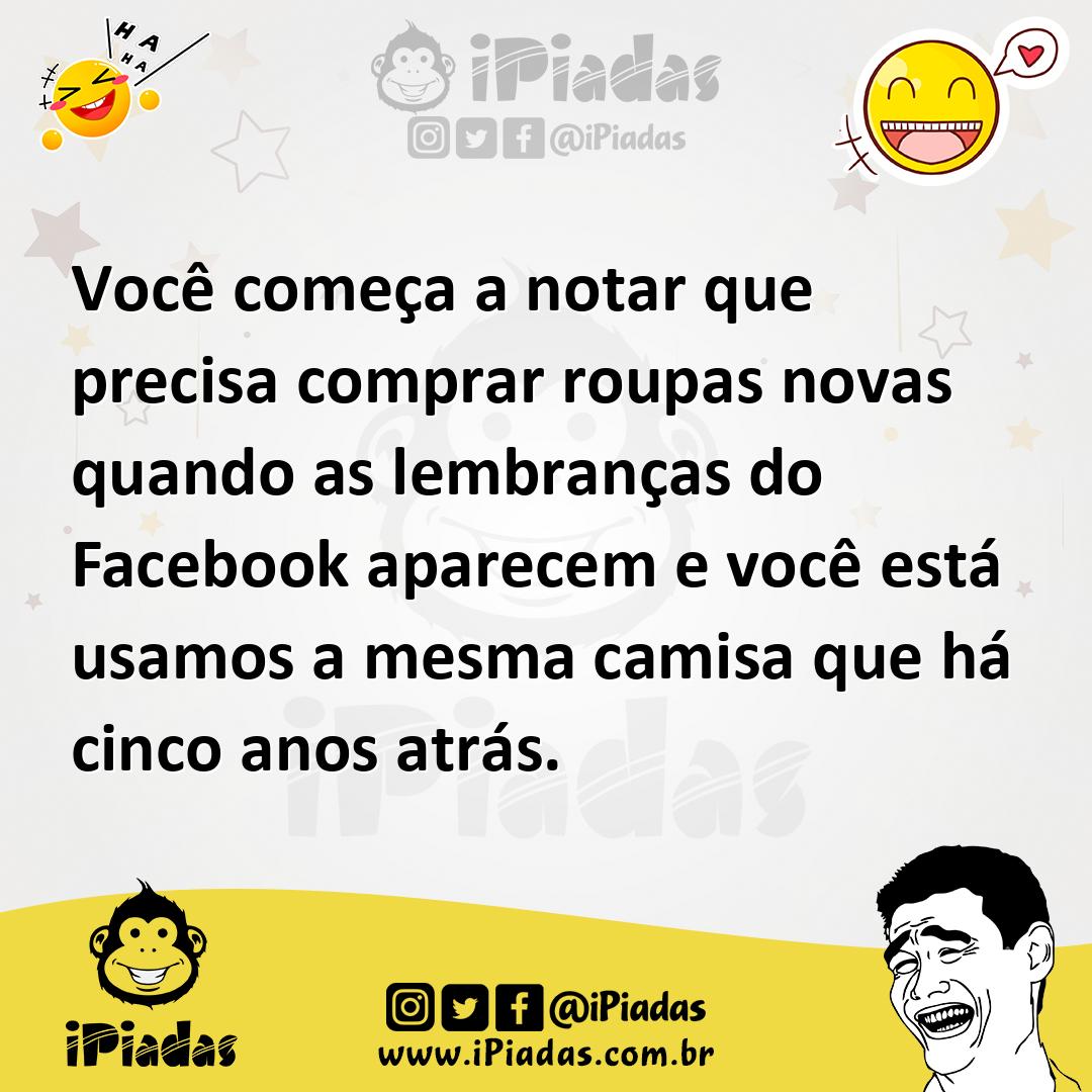 Ilustração de Você começa a notar que precisa comprar roupas novas quando as lembran... no iPiadas