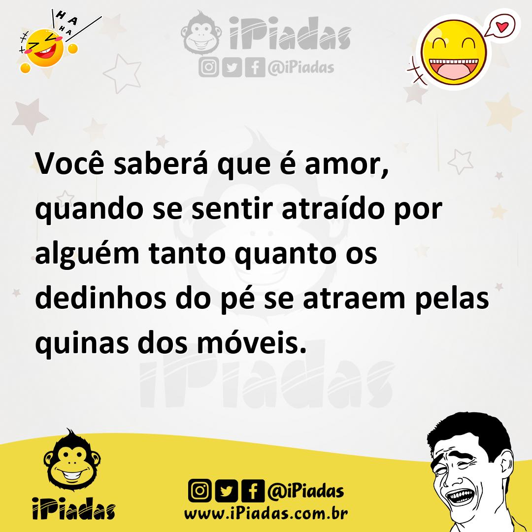 Ilustração de Você saberá que é amor, quando se sentir atraído por alguém tanto quan... no iPiadas