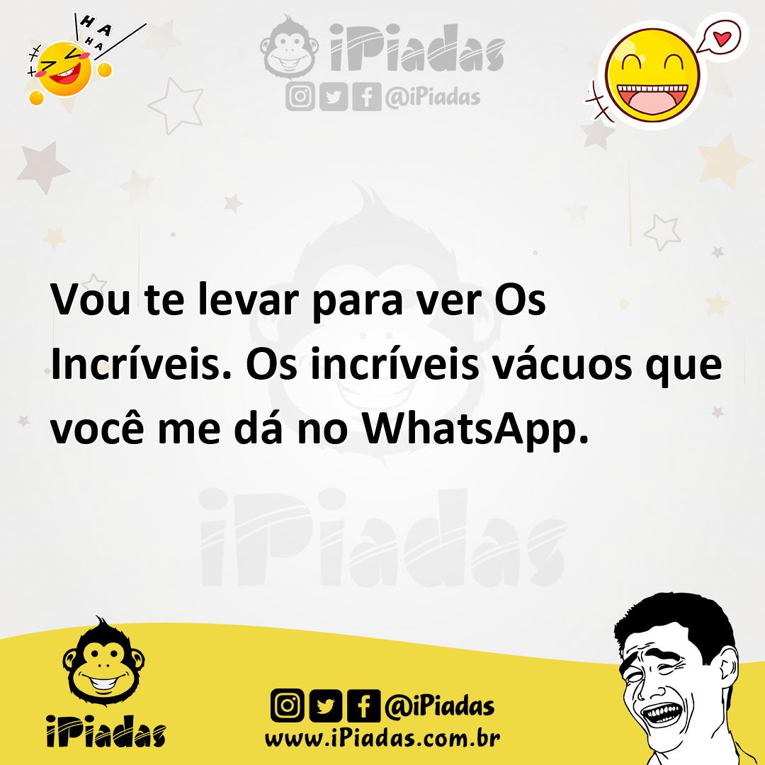 Ilustração de Vou te levar para ver Os Incríveis. Os incríveis vácuos que você me dá... no iPiadas