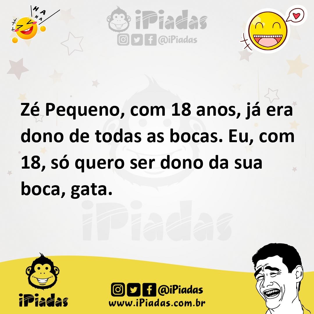 Ilustração de Zé Pequeno, com 18 anos, já era dono de todas as bocas. Eu, com 18, só... no iPiadas