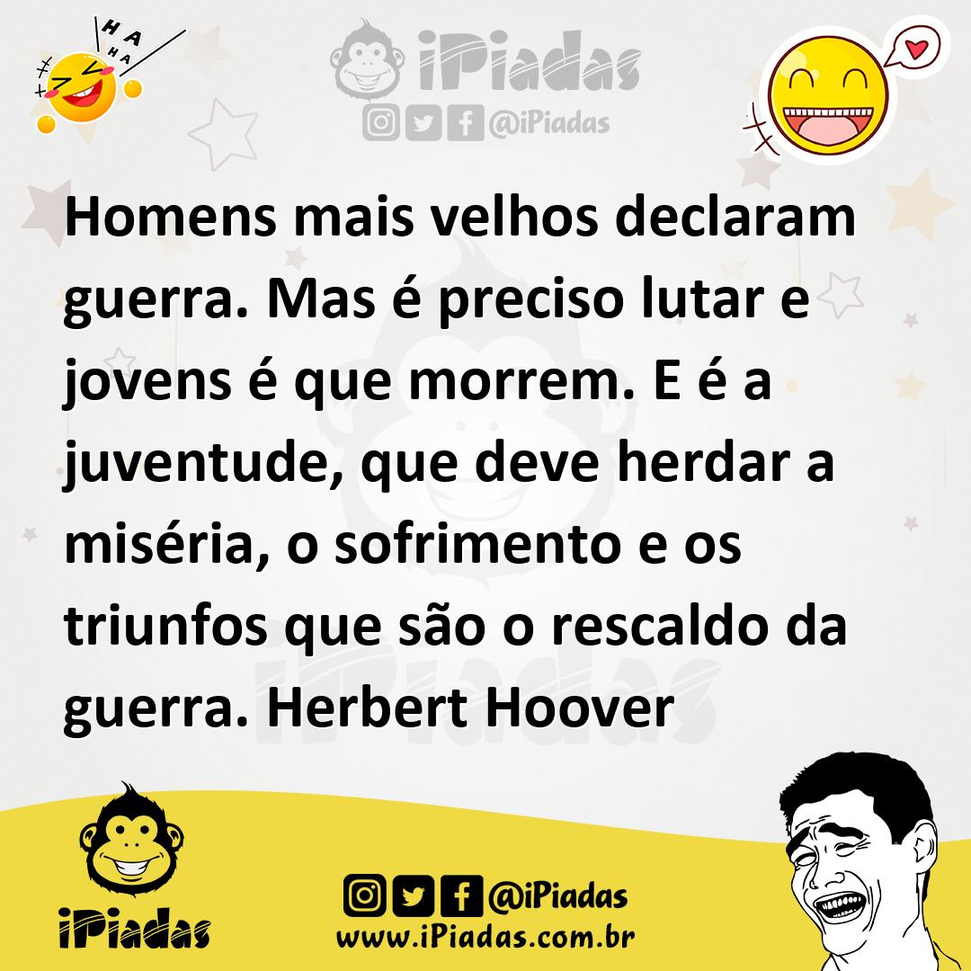 Ilustração de Homens mais velhos declaram guerra. Mas é preciso lutar e jovens é que... no iPiadas