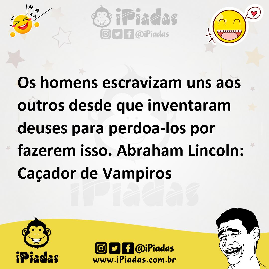 Ilustração de Os homens escravizam uns aos outros desde que inventaram deuses para p... no iPiadas