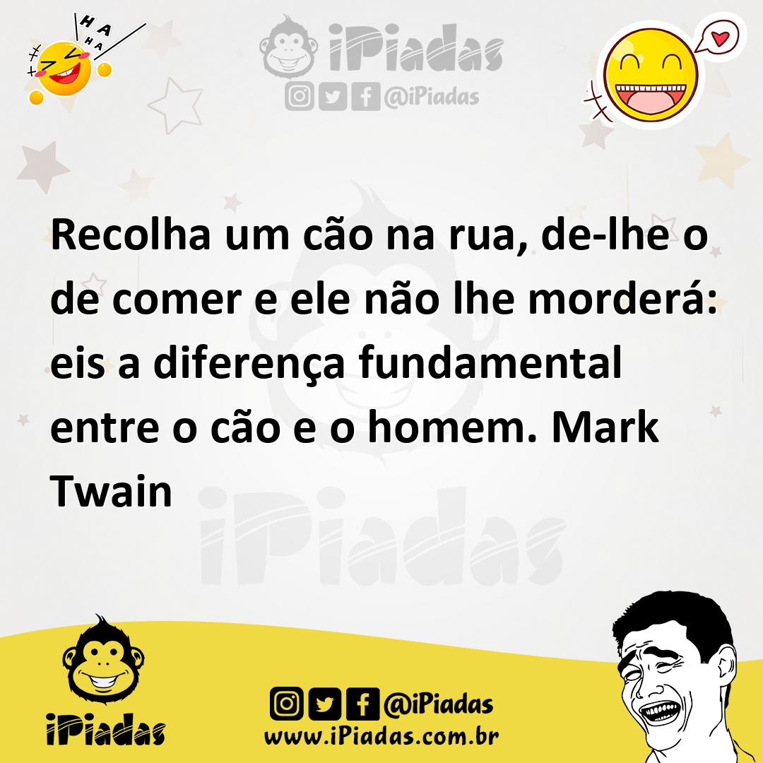 Ilustração de Recolha um cão na rua, de-lhe o de comer e ele não lhe morderá: eis a... no iPiadas
