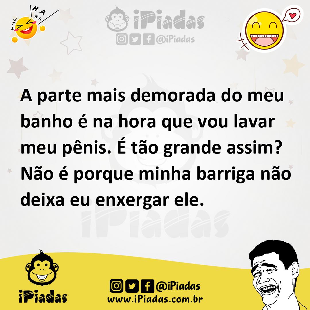 Ilustração de A parte mais demorada do meu banho é na hora que vou lavar meu pênis.... no iPiadas
